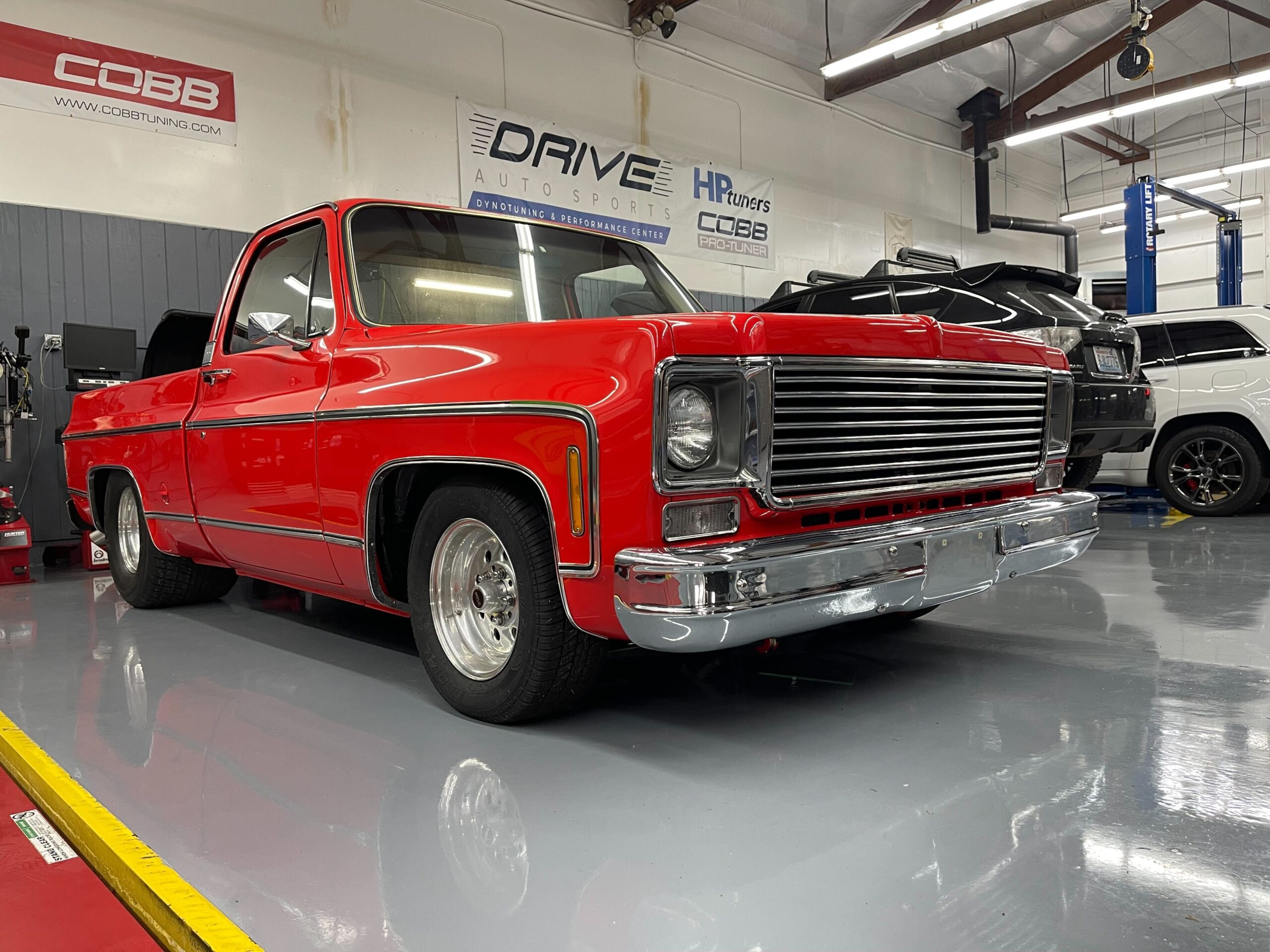 Resto Repair Classic GMC Pickup Truck Front View